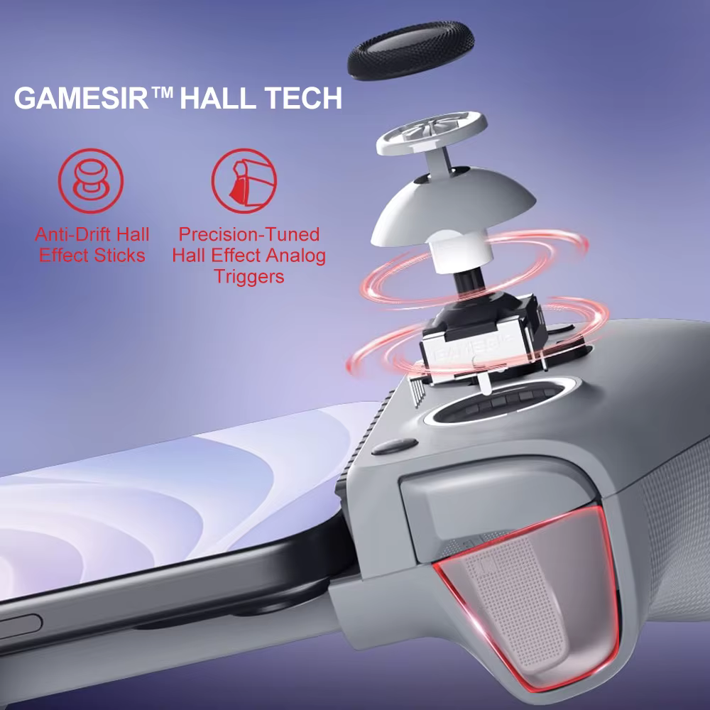 Gamesir G8 Galileo manette para Móvil cellulaire contrôleur de téléphone portable Console Android comme expérience conception pour grandes mains