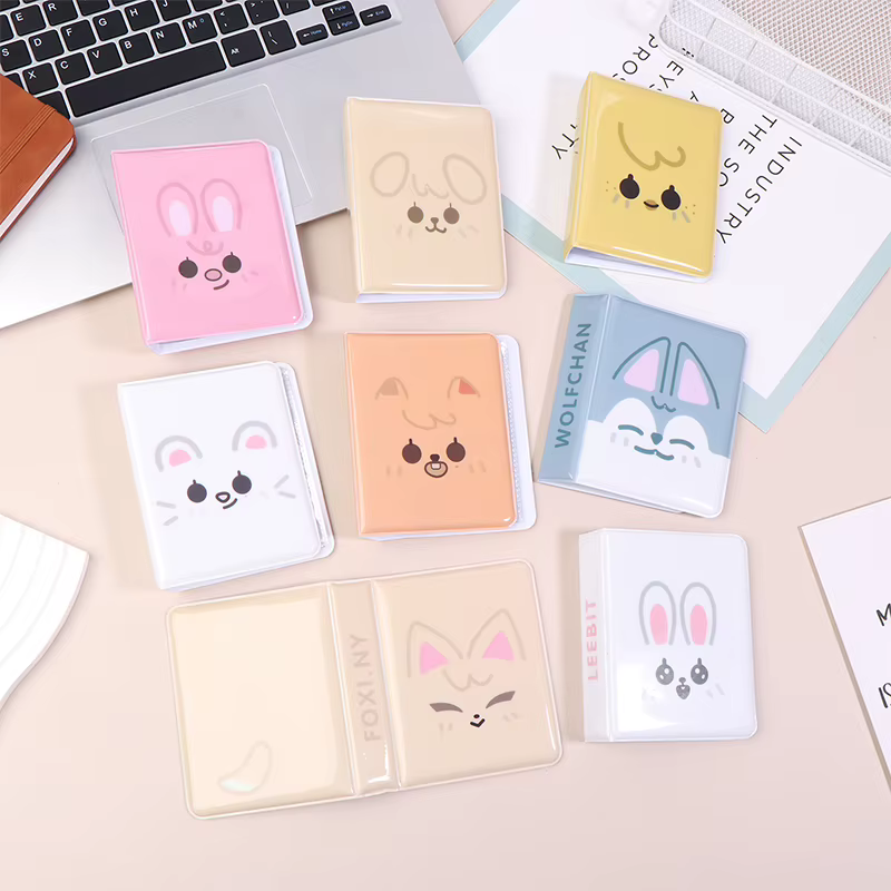Album idole photos Collection Kpop carte classeur nom carte livre Album dessin animé Animal 3 pouces Album Photo carte postale stockage