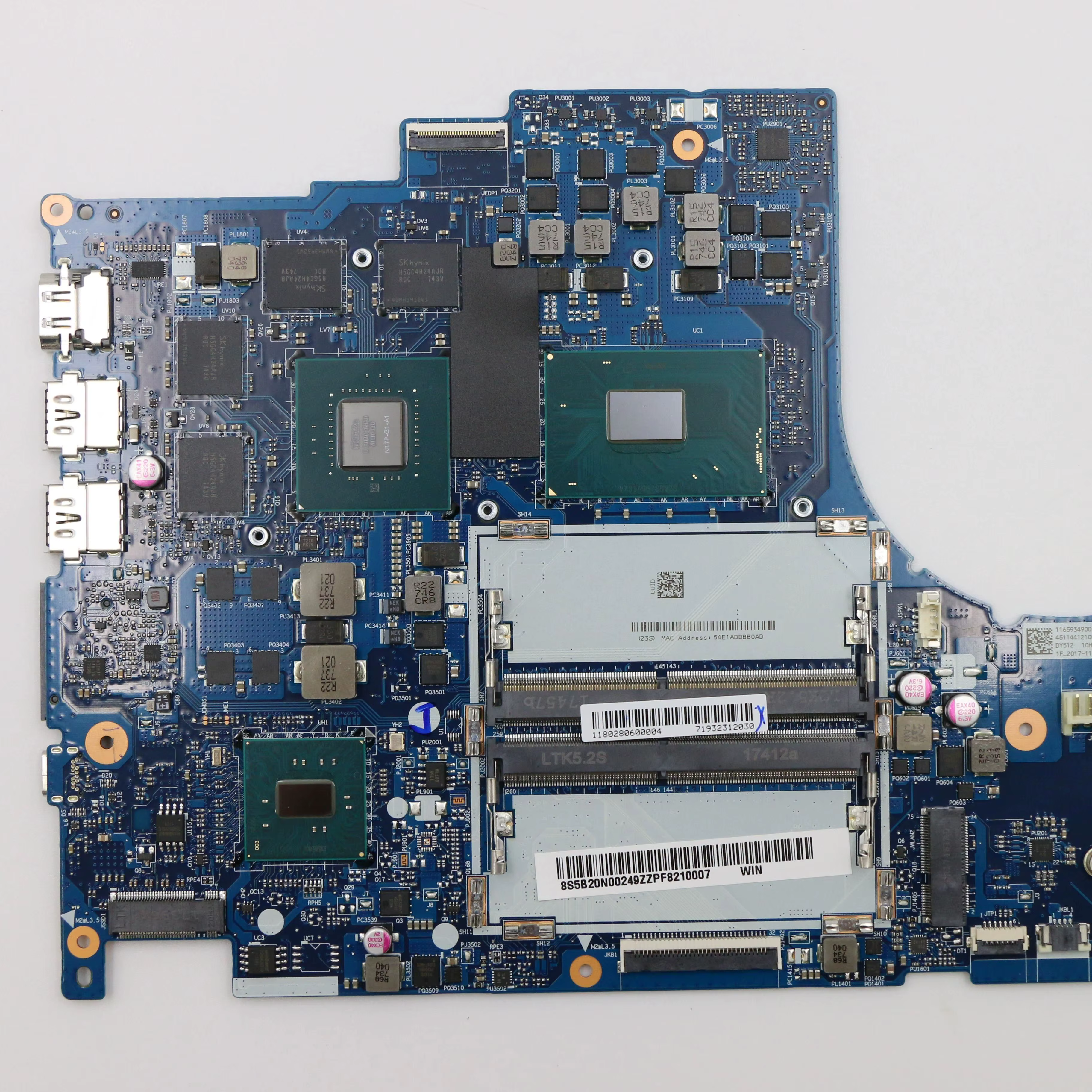 B191. pour Lenovo Legion Y520 Y520-15IKBN carte mère d'ordinateur portable