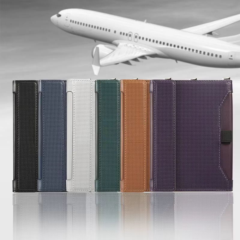Porte-passeport multifonctionnel avec blocage RFID, essentiels de voyage, couverture de passeport de grande capacité, cadeaux, étui pour cartes de voyage d'affaires