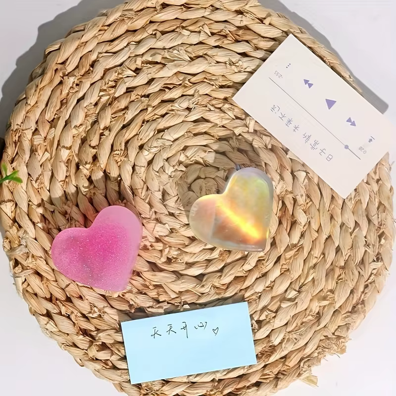 Porte-carte en forme de cœur, moule en Silicone, bricolage, béton, ciment, fabrication d'affaires, plâtre, résine, moulage, artisanat de maison, décor de bureau