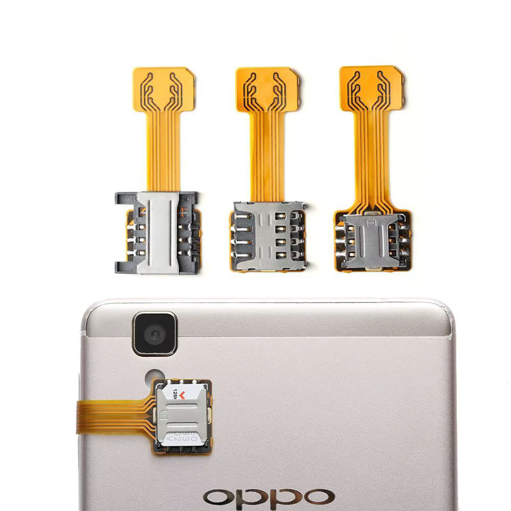 Pratique TF bricolage hybride Sim Slot Nano Cato pour Micro SD Extender double adaptateur de carte SIM
