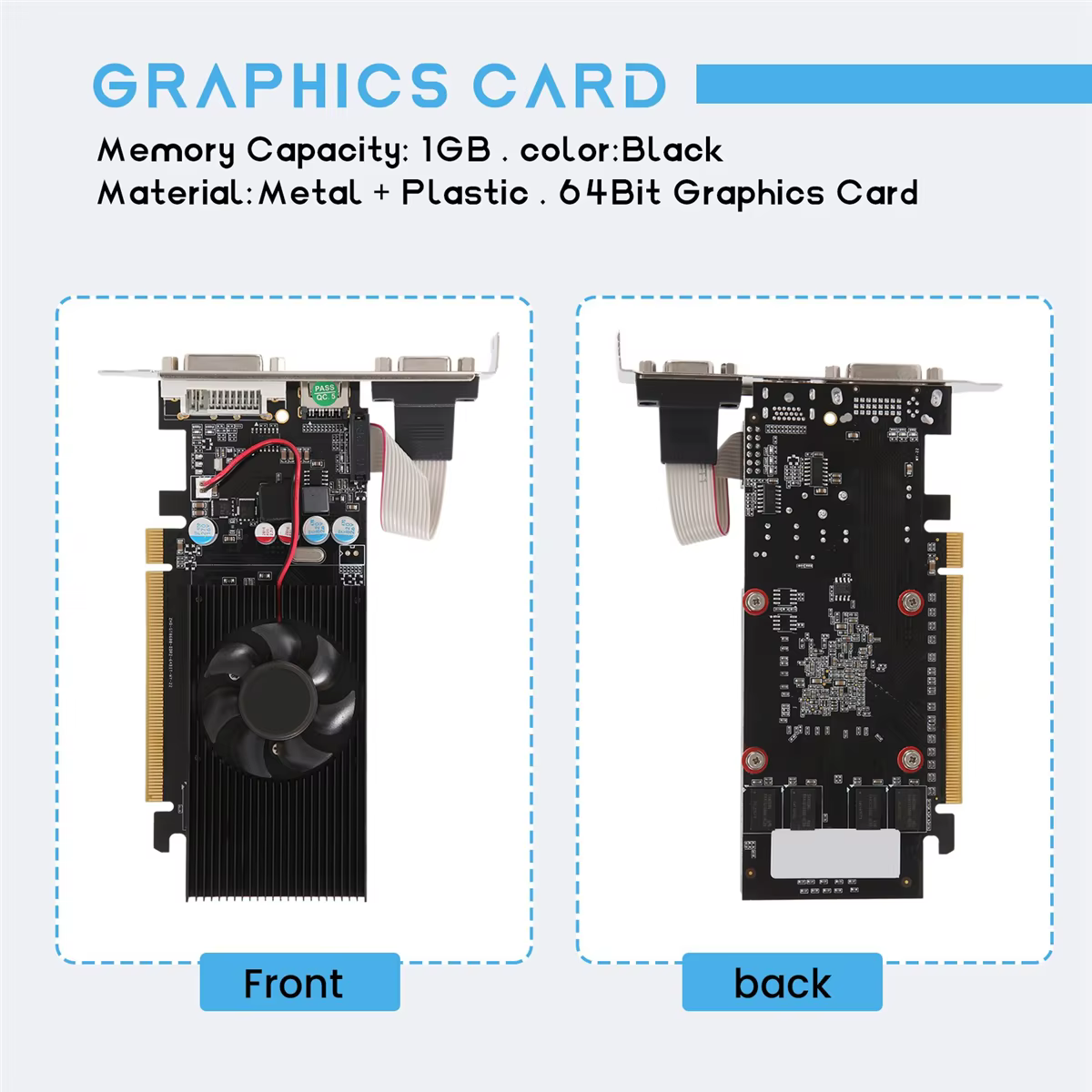 Meilleure carte graphique GT210 1 go DDR2 64 bits PCIE 2.0 GPU