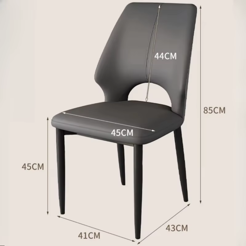 Chaises de salle à manger modernes pour cuisine, chaises de bureau européennes tendance pour salon, chaises ergonomiques pour restaurant, mobilier d'hôtel