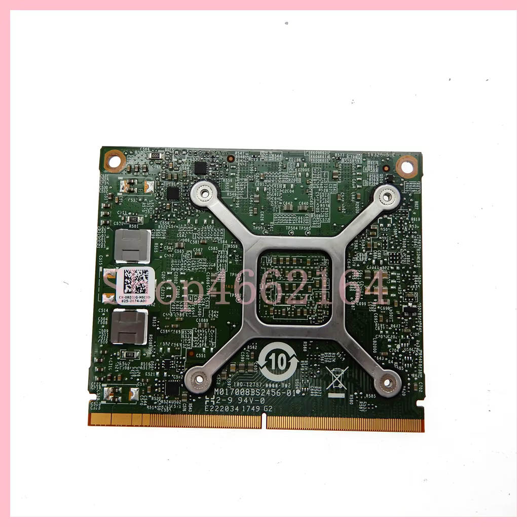 N17P-Q1-A2 / M1000M 4GB GDDR5 VGA foulant la carte pour Dell Precision 7520 LA-E311P ordinateur portable foucorporelle des cartes