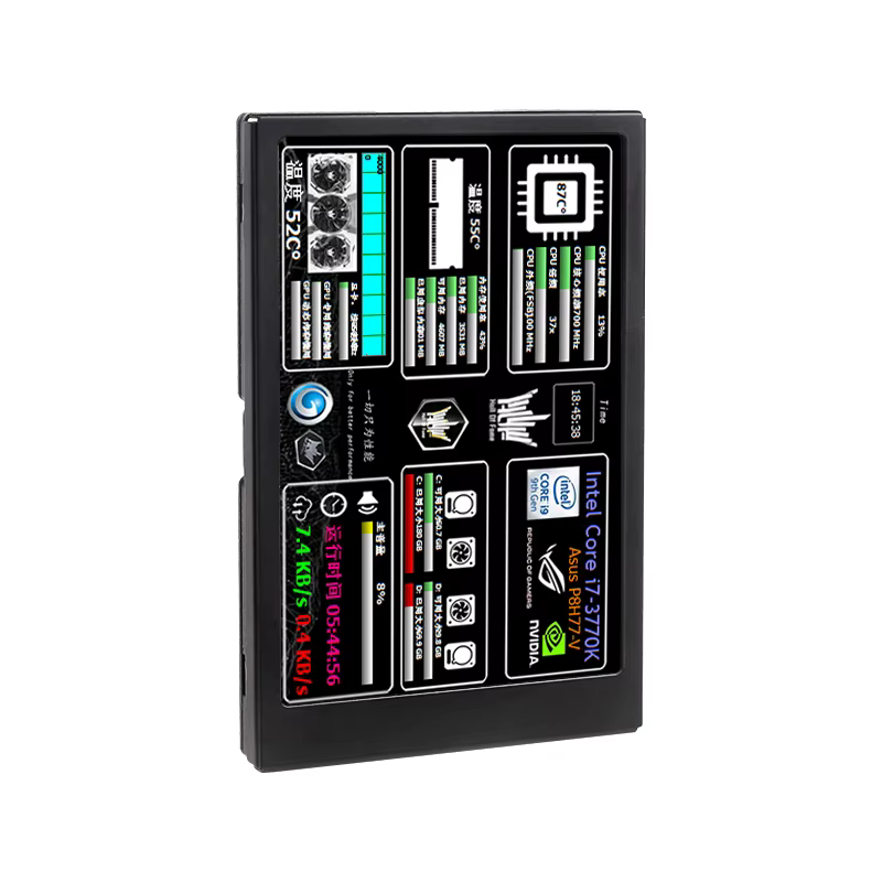 3.5 pouces USB type-c IPS écran secondaire AIDA64 LCD CPU GPU RAM