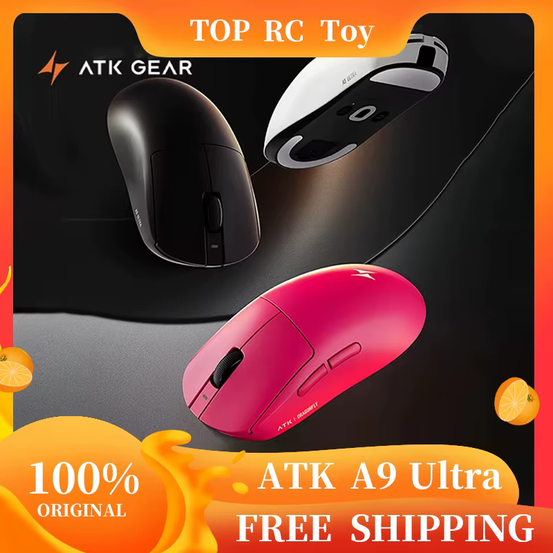 ATK A9 souris de jeu Ultra sans fil A9/A9 SE/A9 Plus/A9 Pro Tri-Mode 8K 53g