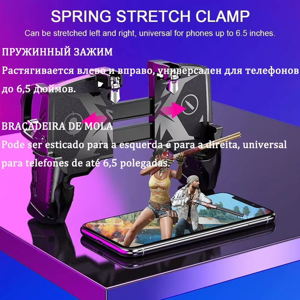 PUBG contrôleur contrôle pour téléphone manette de jeu Joystick Android iPhone déclencheur gratuit feu Mobile jeu Pad