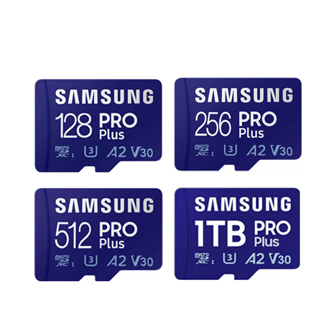 Carte mémoire MicroSD Samsung PRO Plus 128 Go 256 Go 512 Go jusqu'à 180 Mo/s Full HD 4K UHD UHS I TF pour téléphones