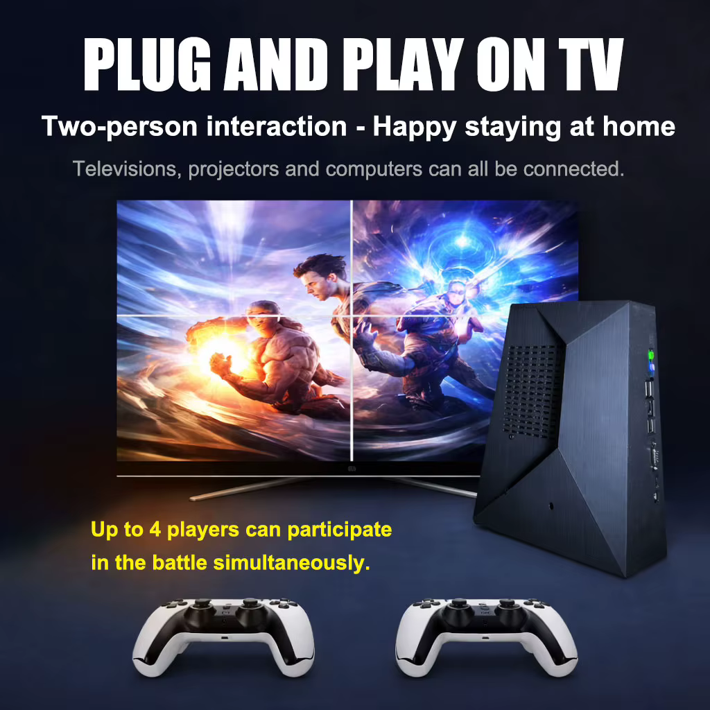 Console de jeu rétro G5 4K HD avec plus de 70 000 jeux