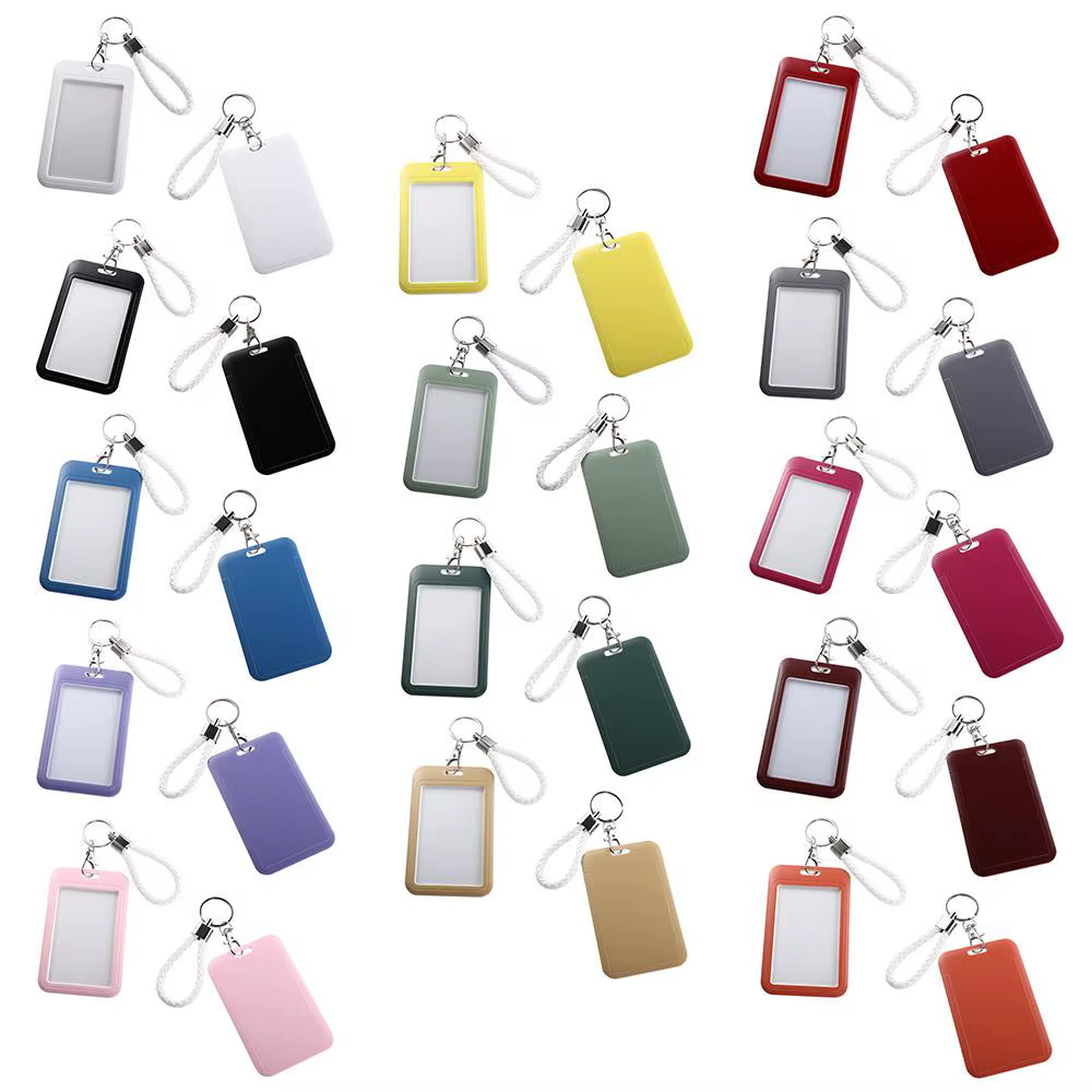 Fournitures scolaires pour étudiants, carte de travail, carte de crédit, porte-clés, porte-cartes d'identité, porte-badges de protection, couverture de carte de Bus