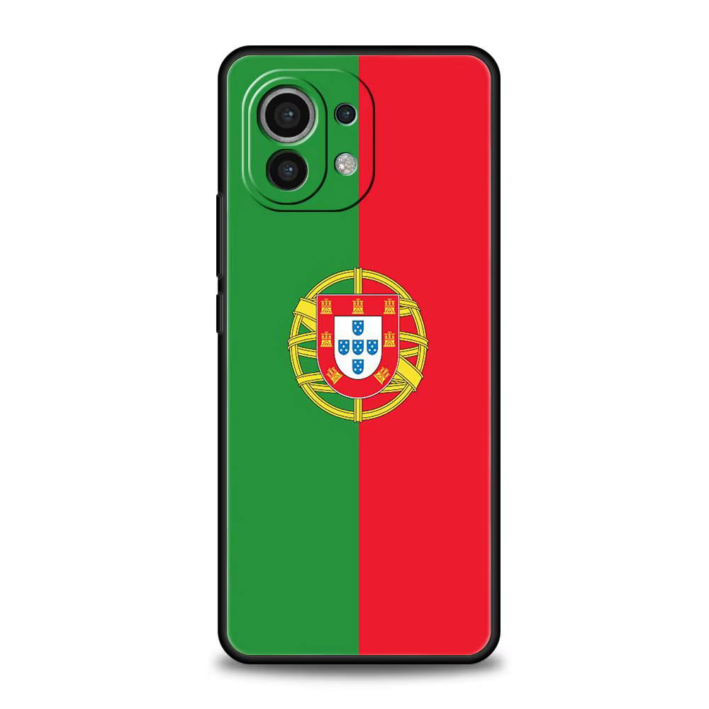 Coque de téléphone Portugal, étui souple pour Xiaomi Mi 17 15T 15 14 14T 13T 12T Pro 12 13 Lite 5G 11T Poco X6 X7 X5 Pro