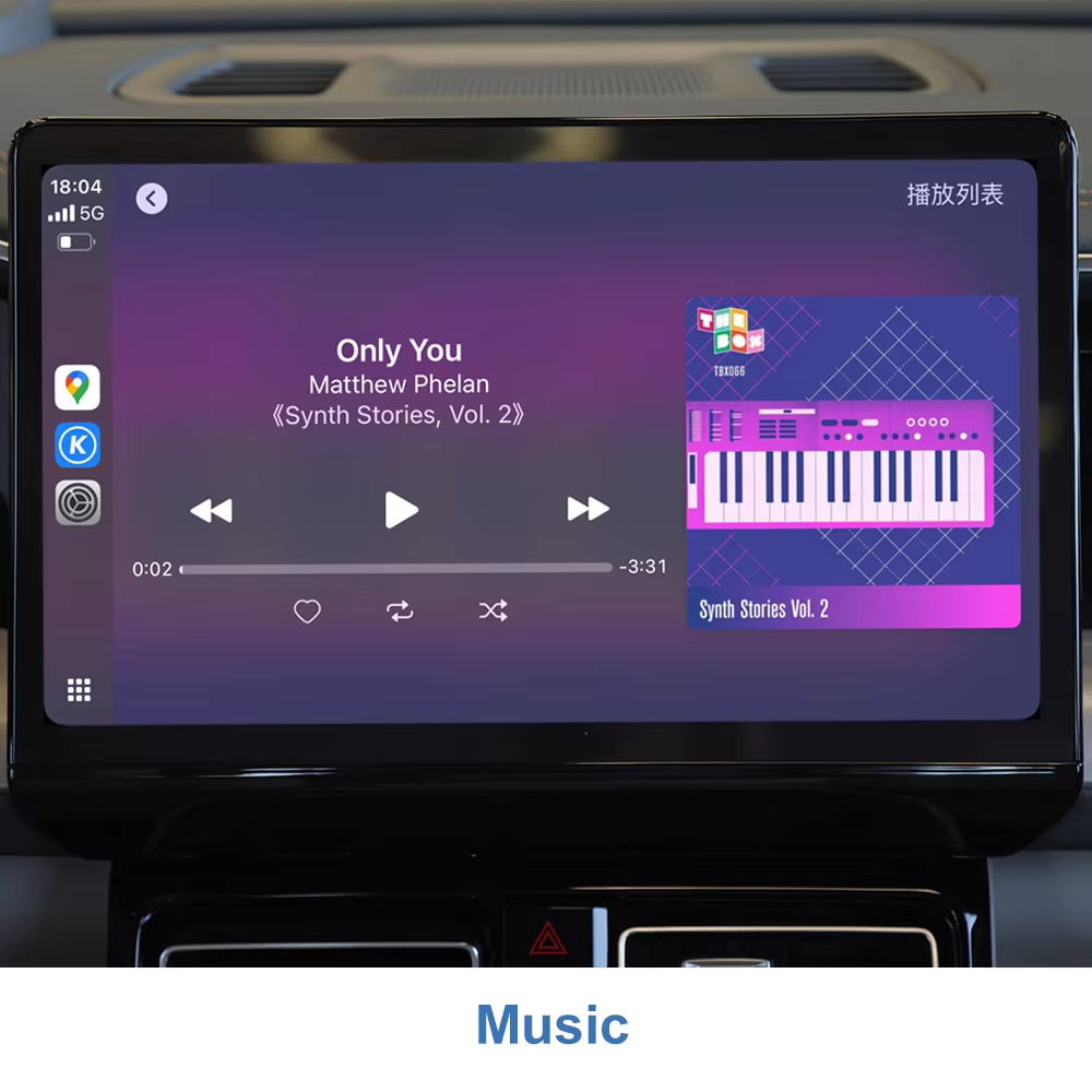 GAC GS8 2023-2025 GS4 WIZCAR T01 solution multimédia originale support Google maps Waze Spotify musique Yandex map fait pour GAC GS8