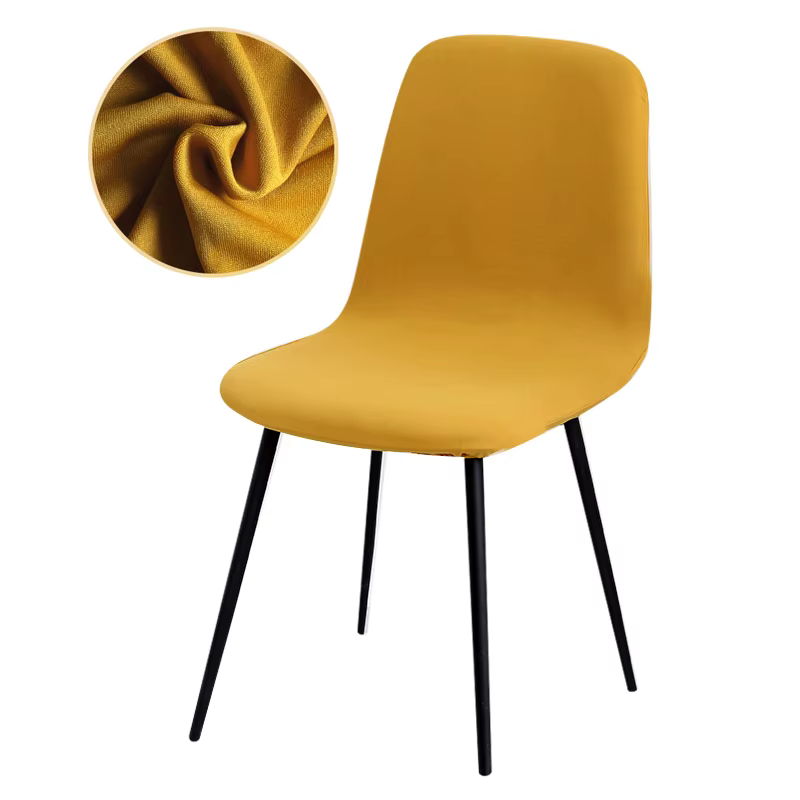Housse de chaise de Bar imperméable, haute élasticité, à dossier court, pour salle à manger, cuisine, protection de meubles de maison