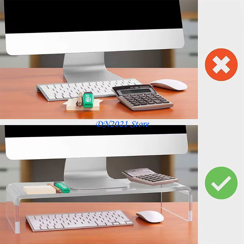 Écran l'ordinateur F3KE Effacer le support d'écran télévision table durable