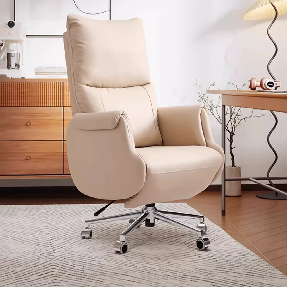 Chaise de bureau ergonomique blanche