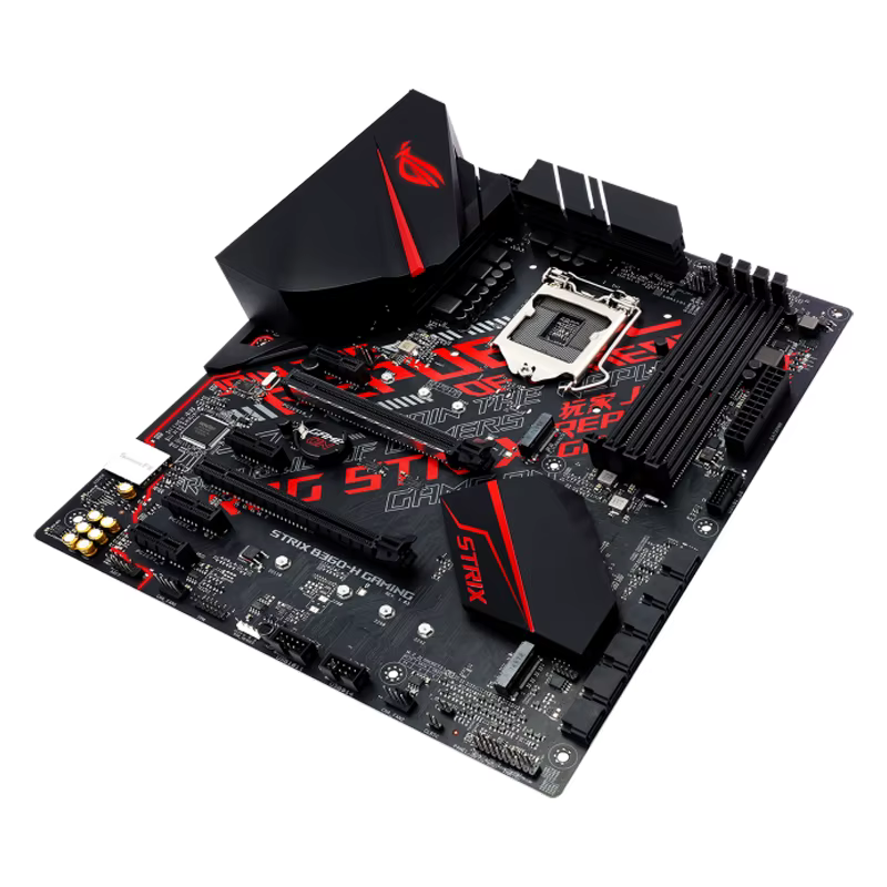 Asus-Carte mère ROG Strix B360H Gaming, Aura DiviRGB LED, DDR4, ATX