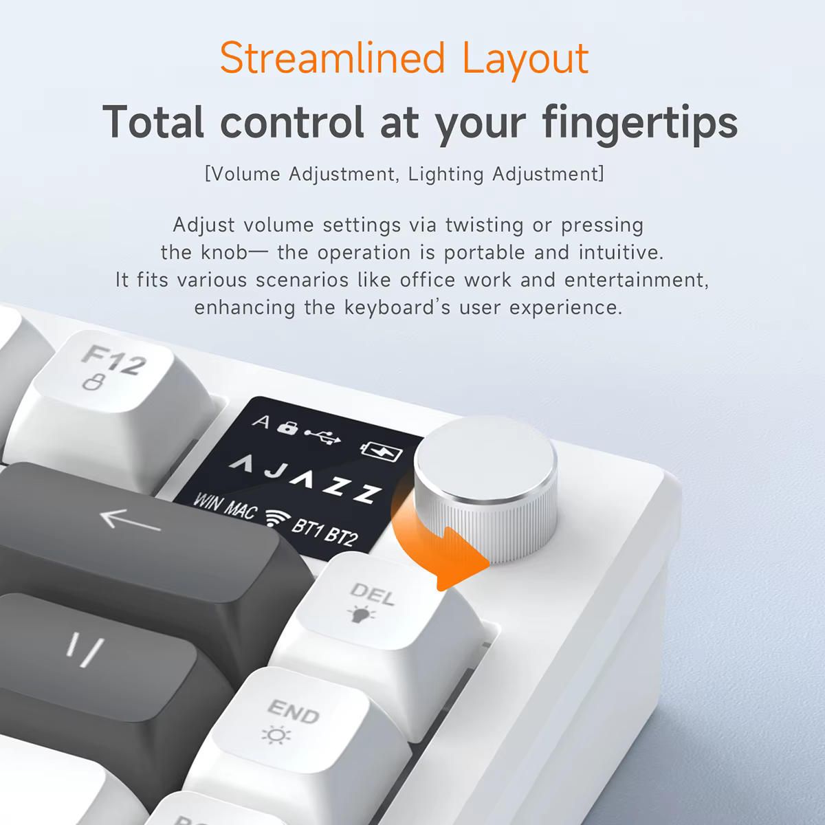 AJAZZ AF82 clavier de bureau à profil bas