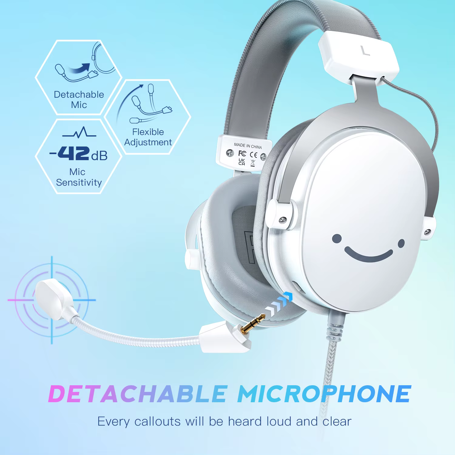FIFINE – casque de jeu USB avec son Surround 7.1/prise 3.5mm/Microphone