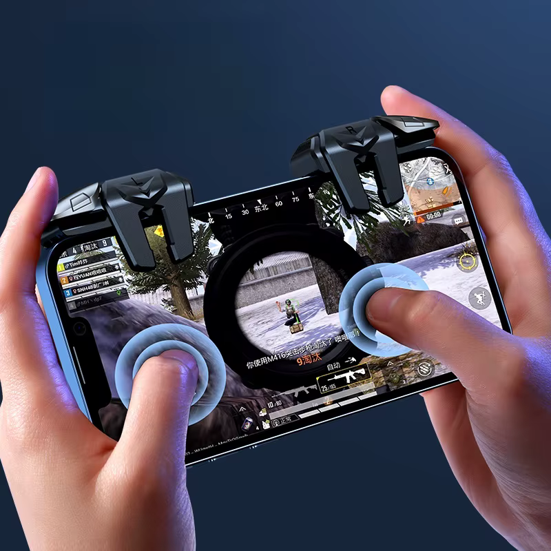 Le déclencheur de jeu mobile G21 est un manette de jeu ergonomique rétractable avec boutons auxiliaires