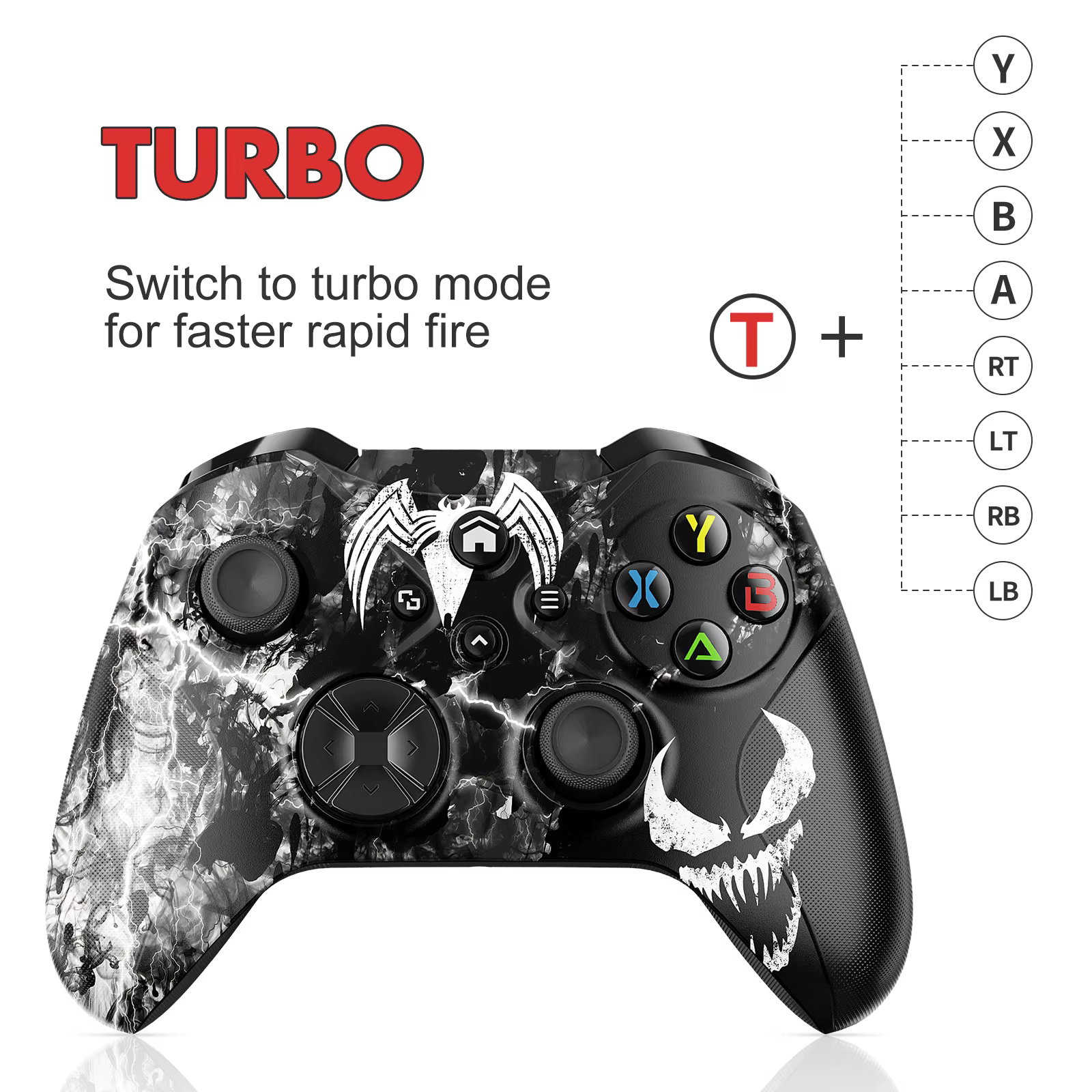 Manette de jeu sans fil Wifi pour Xbox One Series X/S PC