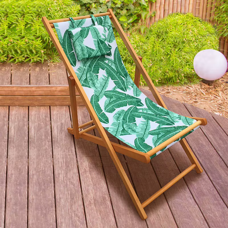 Chaise de plage pliante en bois massif de pin, fauteuil de terrasse de jardin extérieur, Patio, balcon, sièges pliables, chaise de camping en bois