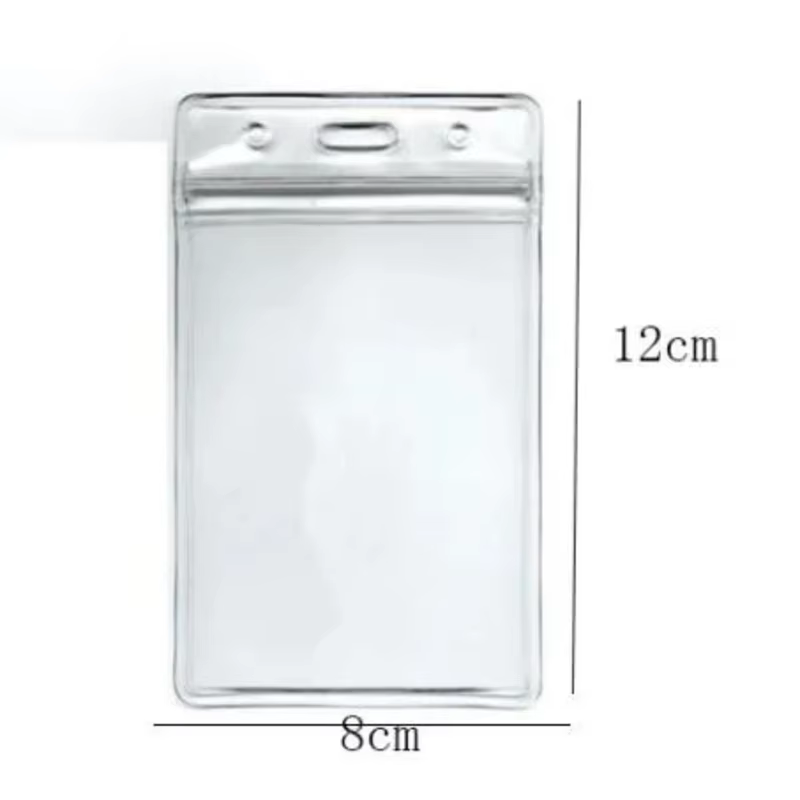 Étui pour cartes de crédit et Bus, 1 pièce, porte-Badge rétractable avec Clip de bobine, étui Transparent pour Pass de Bus