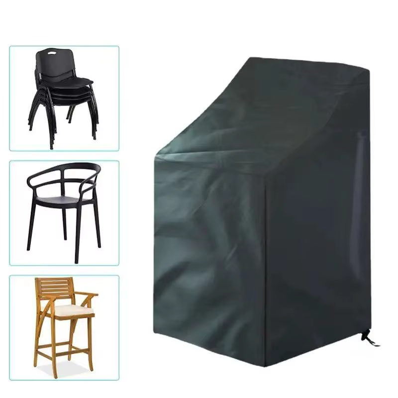 Housse de protection imperméable pour meubles de jardin 65x65x70x120cm pour chaises empilables