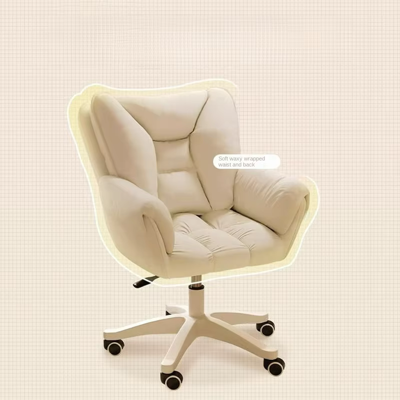 Chaise d'Ordinateur Confortable pour Chambre à Coucher de Fille
