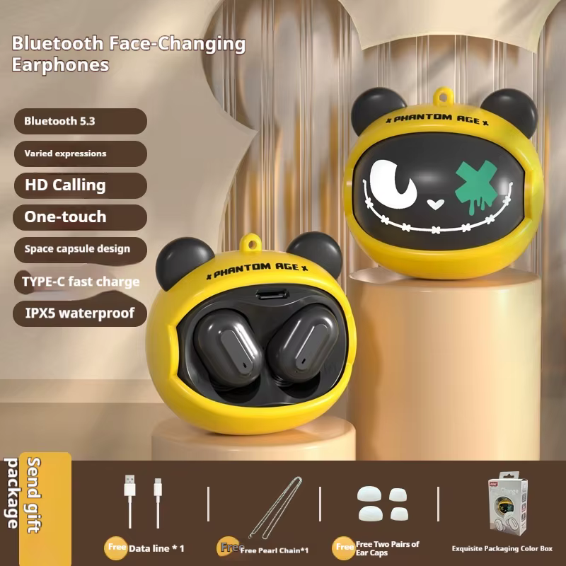 Casque de jeu 2026 nouveau Design rabattable rotatif sans fil écouteurs HiFi stéréo dans l'oreille contrôle tactile