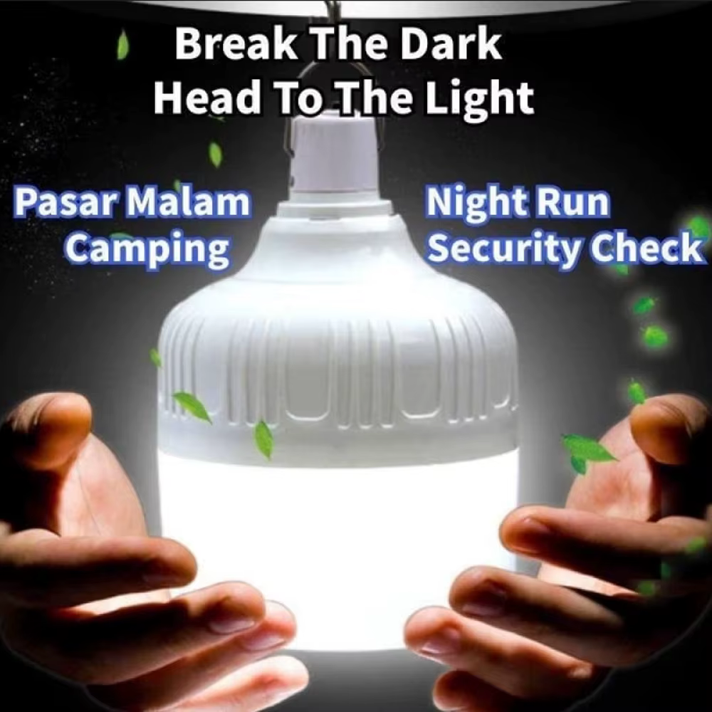Lampes de camping portables pour barbecue en plein air, lampe rechargeable par USB, ampoule LED d'urgence, crochet, lanterne de tente haute puissance, ampoule de nuit