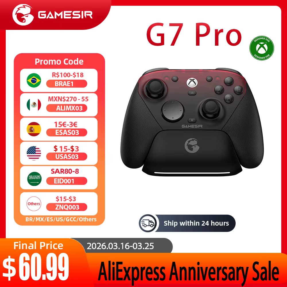 Manette sans fil GameSir G7 Pro Zenless Zone Zero /blanc / noir pour Xbox Series X | S