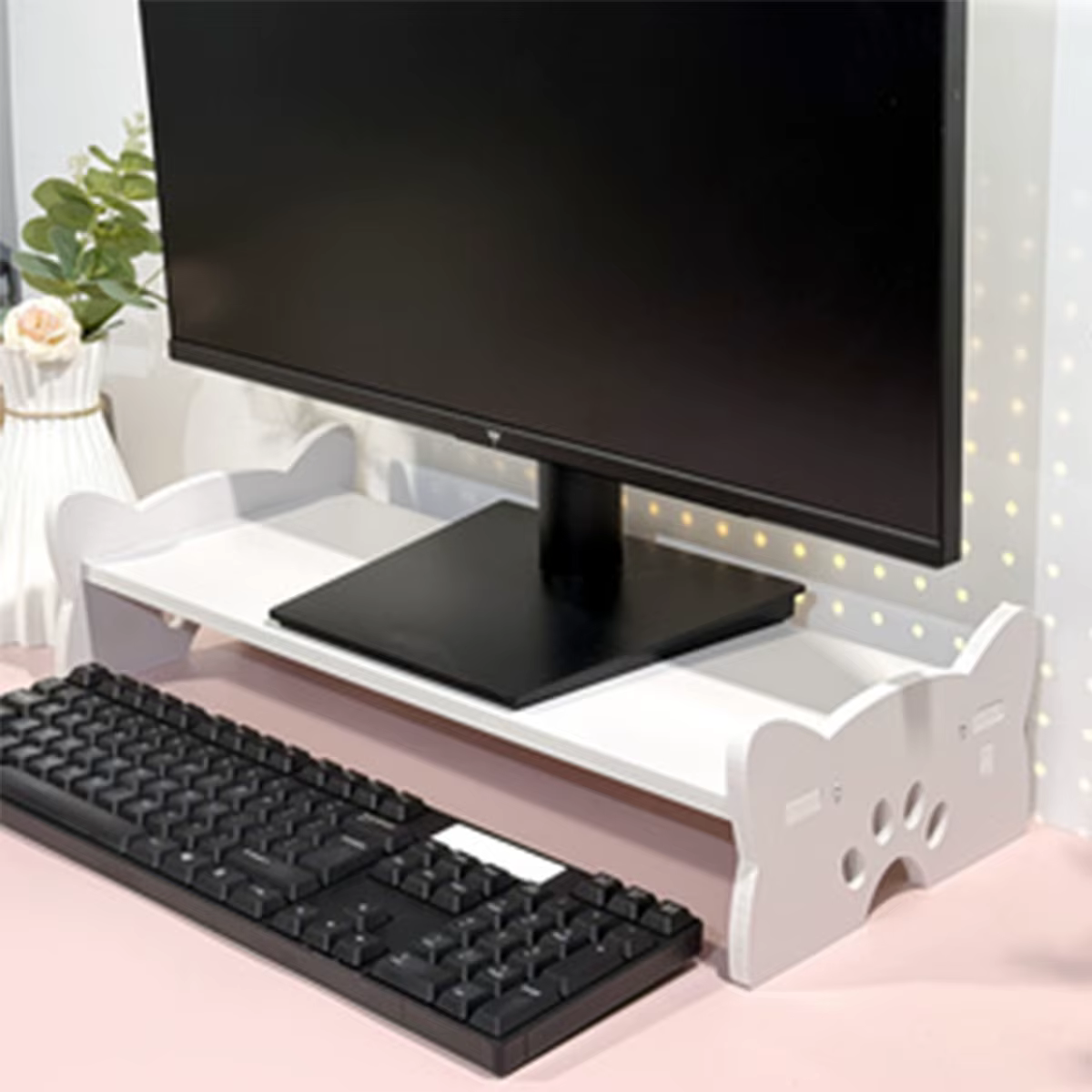 Support d'écran simple à un seul niveau pour moniteurs d'ordinateur de bureau