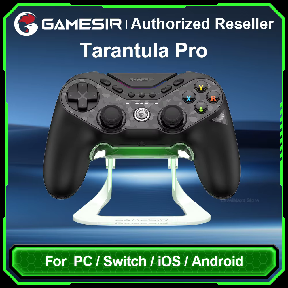 Tarantula Pro T3 Pro contrôleur de jeu sans fil avec Gamesir mag-res TMR bâtons effet d'éclairage rvb pour Switch PC IOS