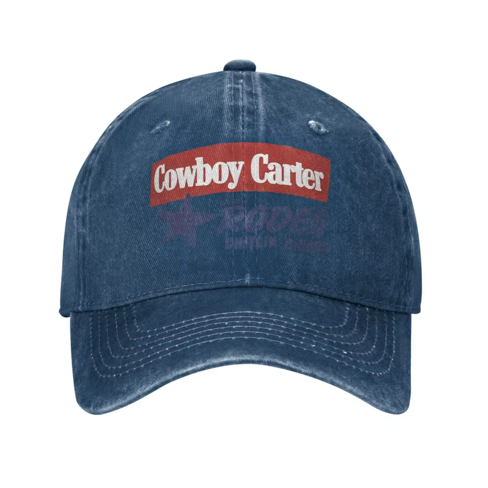 Beyonce Cowboy Carter Rodeo casquettes de Baseball rétro en détresse Denim lavé Snapback chapeau hommes femmes en plein air ajustement réglable casquettes chapeau