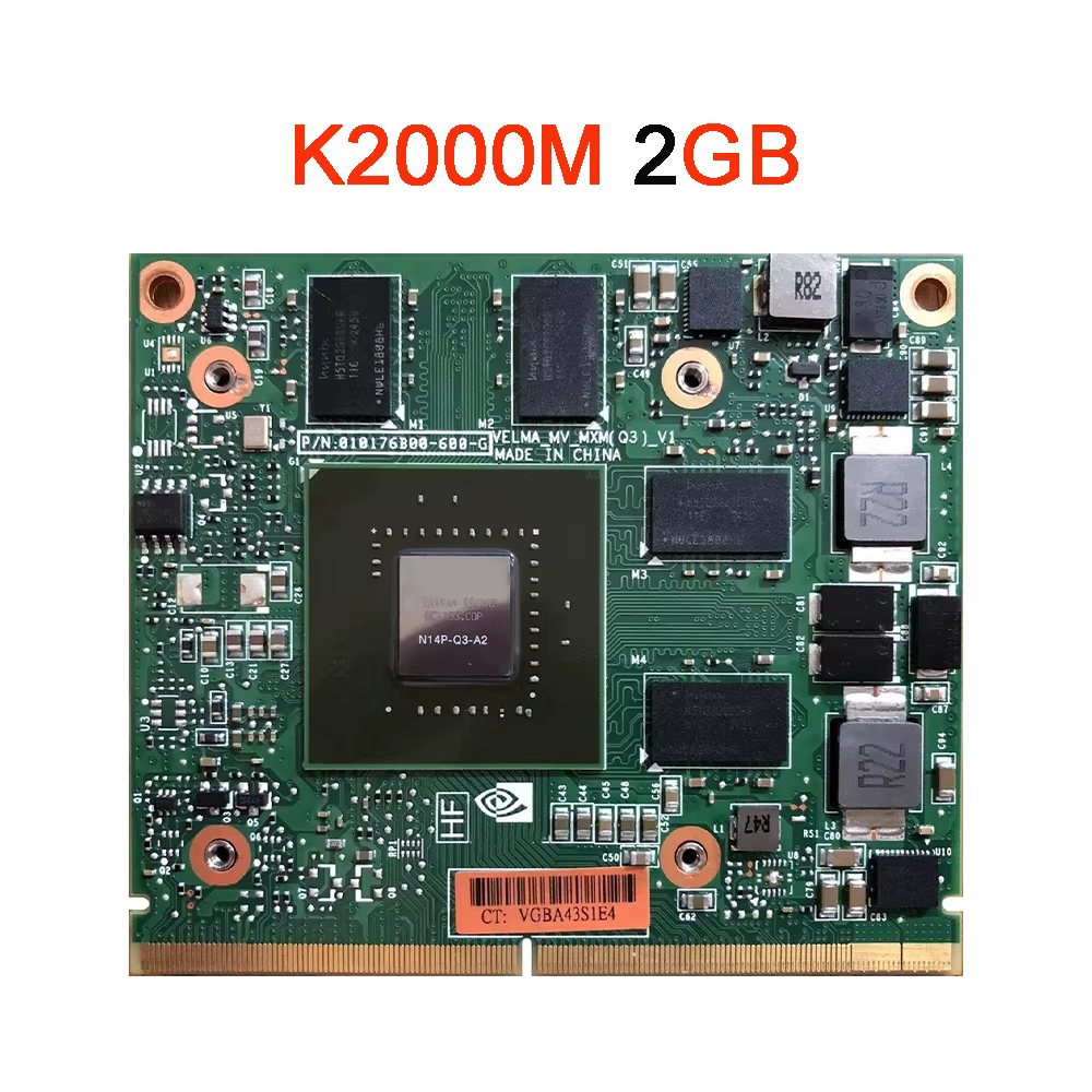 Carte vidéo Quadro K610M K1000M K1100M K2000M K2100M K3000M K3100M K4000M K4100M K5000M K5100M pour iMac A1311 A1312 2010 2011