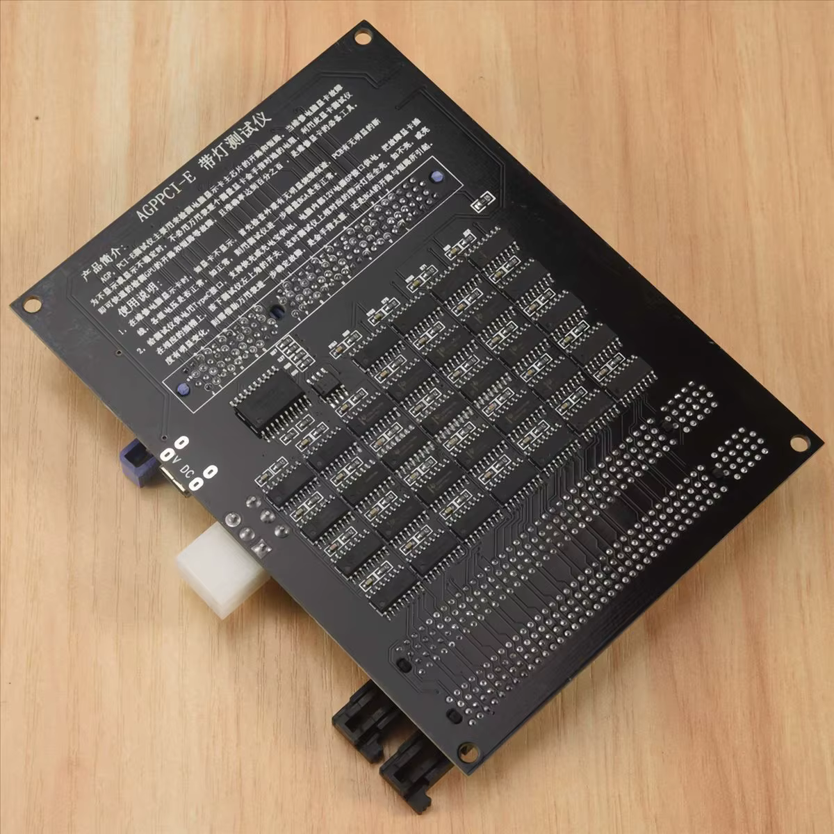AGP PCI-E X16 testeur de prise à usage touristique