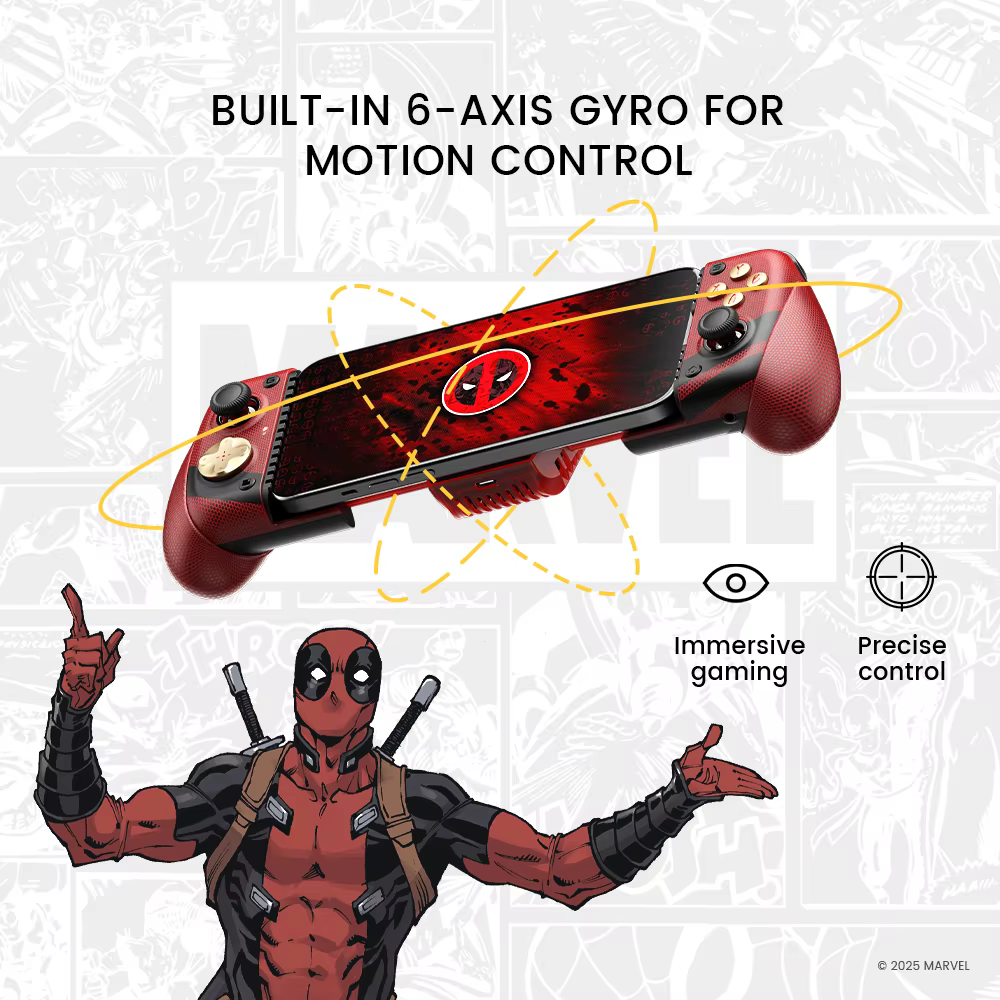 X3 Pro Deadpool Edition contrôleur de jeu Mobile 100% Original avec puissance de refroidissement 12W pour IPhone 16 15