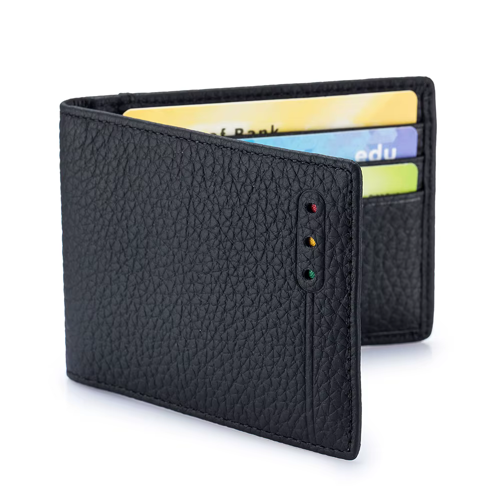 Porte-cartes en cuir de vachette pour hommes, planificateur de conducteur, porte-cartes d'affaires, porte-cartes de crédit, sac à main fin, couverture RFID