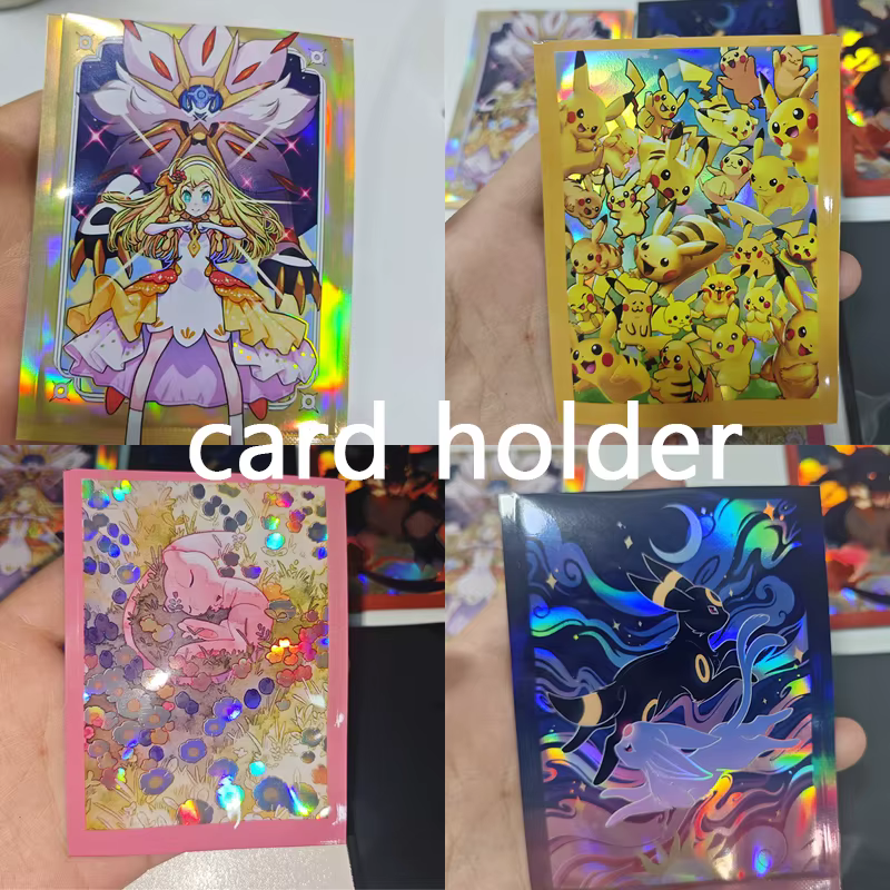 Mewtwo porte-carte 30 Photos Umbreon ensemble de rangement anti-poussière particulier Lillie cartes de jeu organiser ornements Laser exquis étudiant