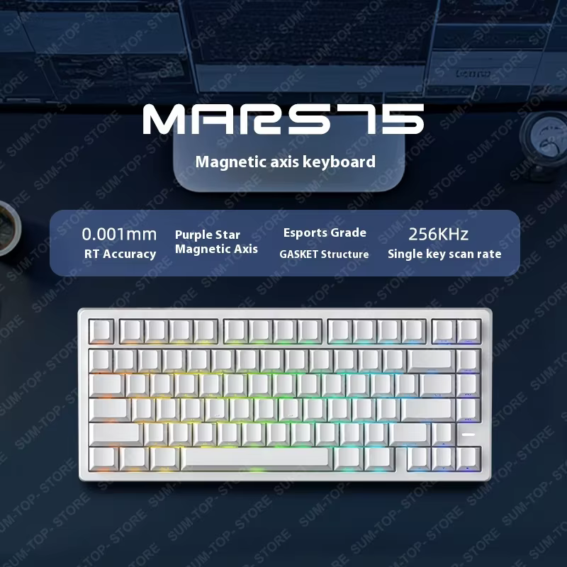 Clavier mécanique magnétique Carotmas MARS75 Mars75 PRO