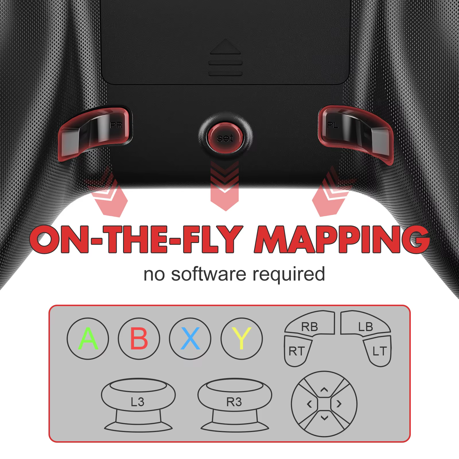 Manette de jeu sans fil Wifi pour Xbox One Series X/S PC