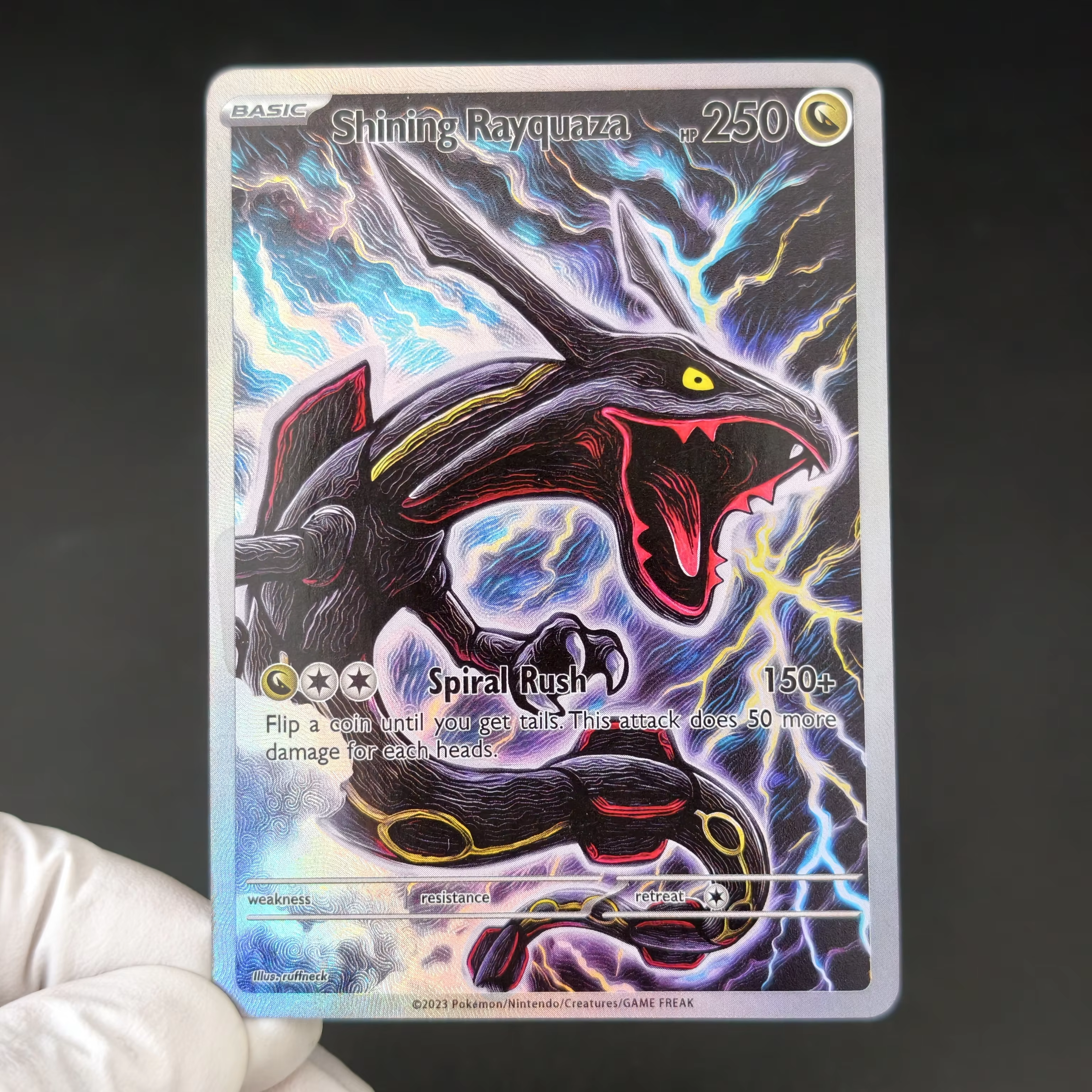 Carte Pokémon PTCG Anglaise Shiny Mew Giratina Milotic Shining Rayquaza en Parfait État – Collection Anime Premium