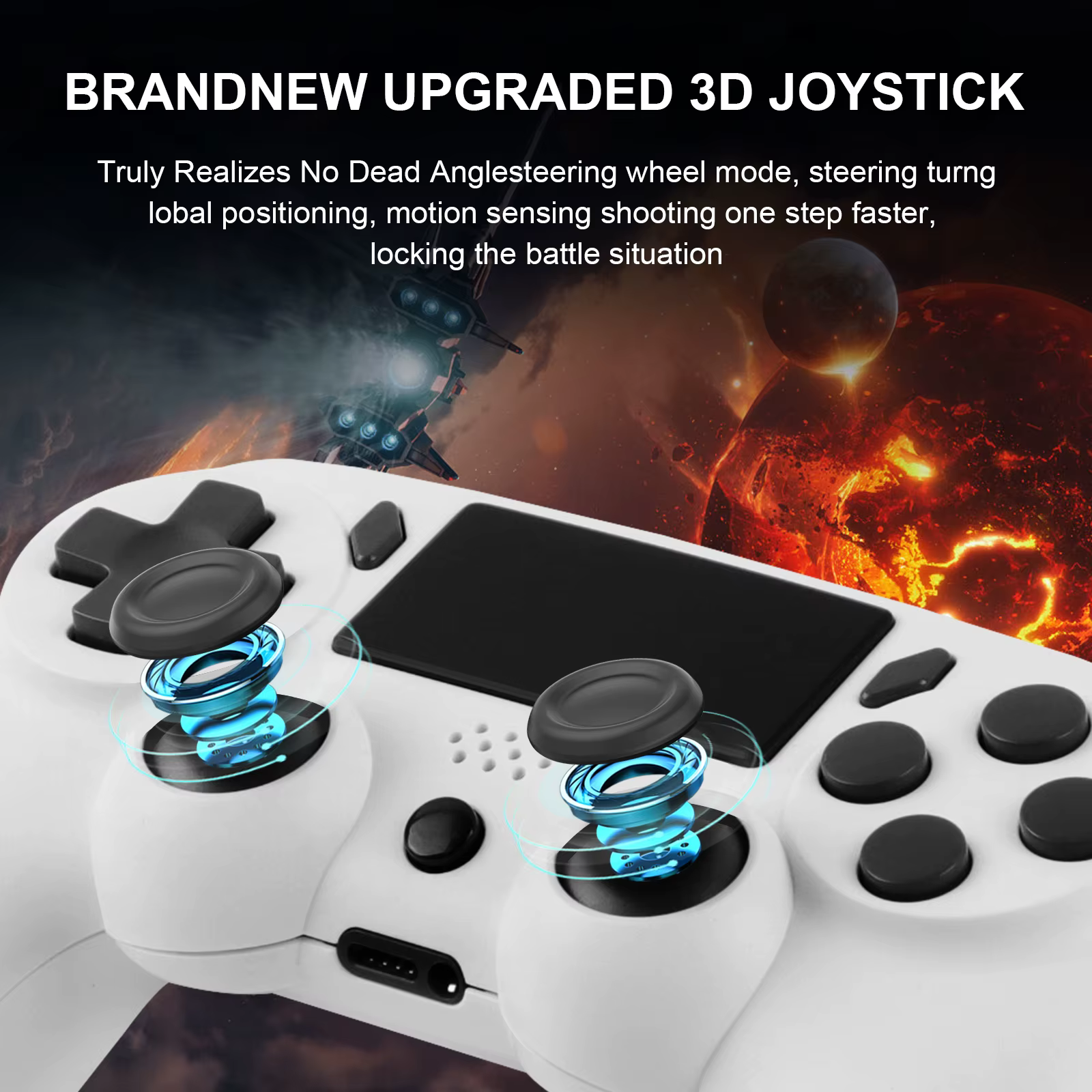 GAMINAlbanWireless Gamepad avec gyroscope 6 axes