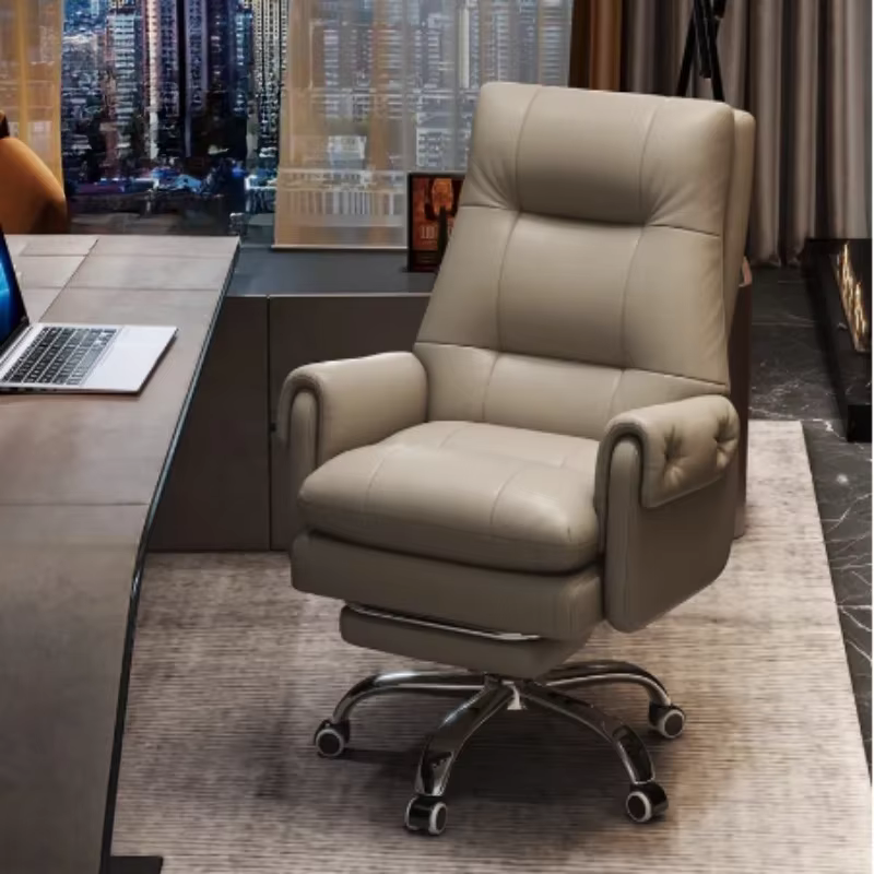 Fauteuil de bureau ergonomique en cuir écologique pour gaming