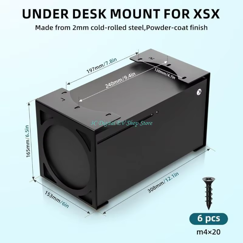 Support rangement sous le bureau E74D