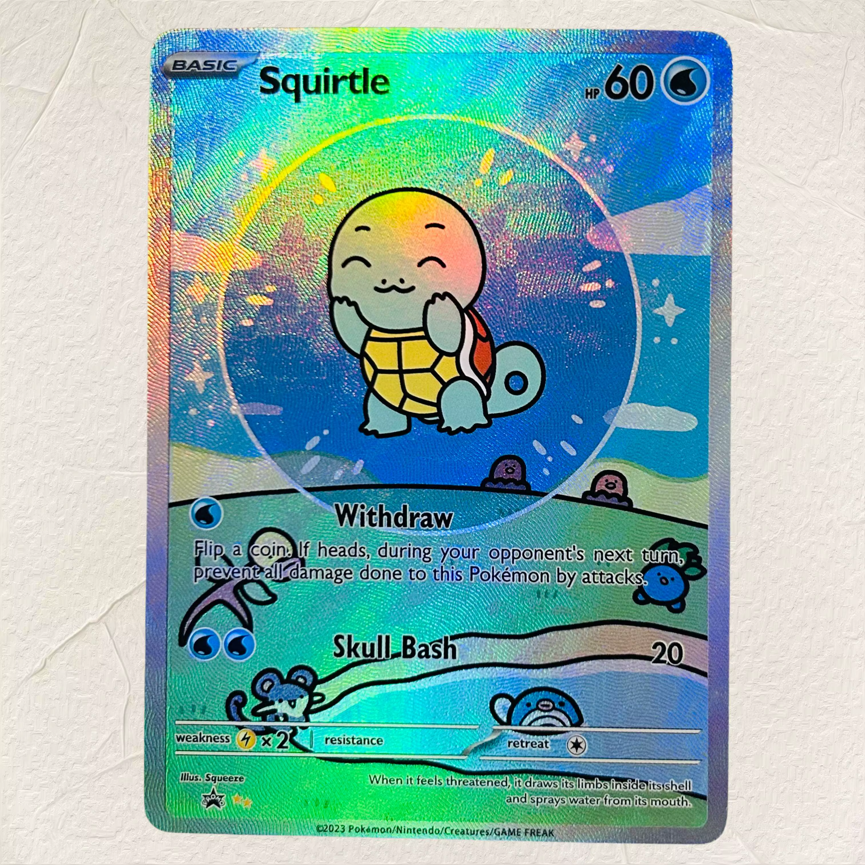 Cartes holographiques DIY Pokémon Totodile, version anglaise, état parfait, collection classique d'anime TCG
