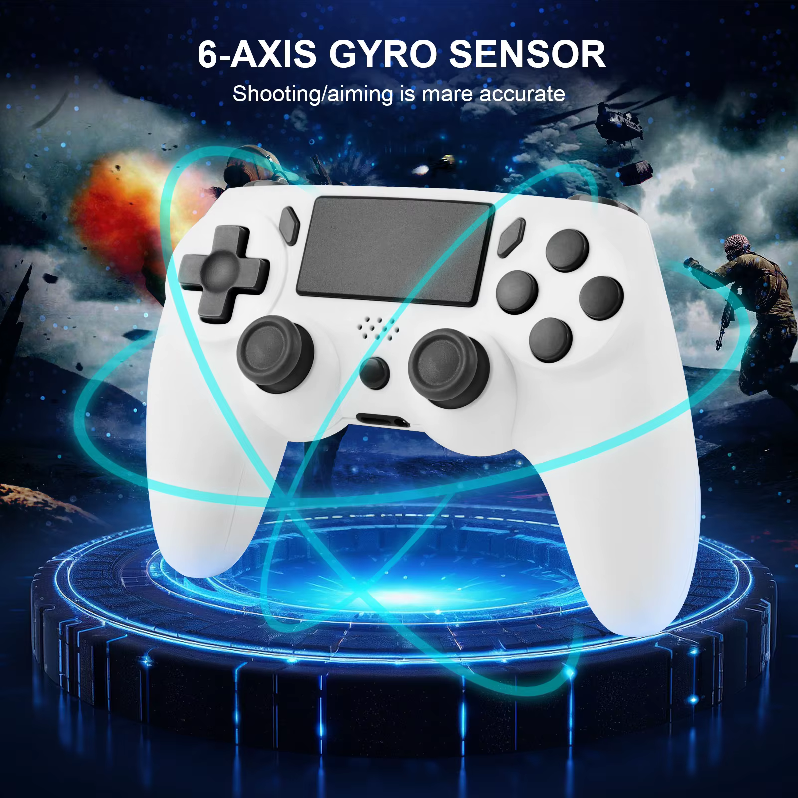 GAMINAlbanWireless Gamepad avec gyroscope 6 axes
