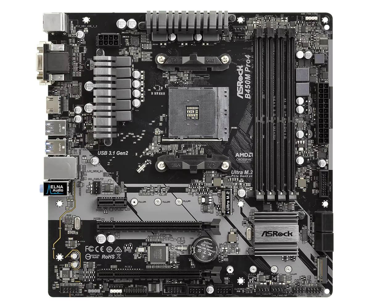 ASRock B450 B450M carte mère