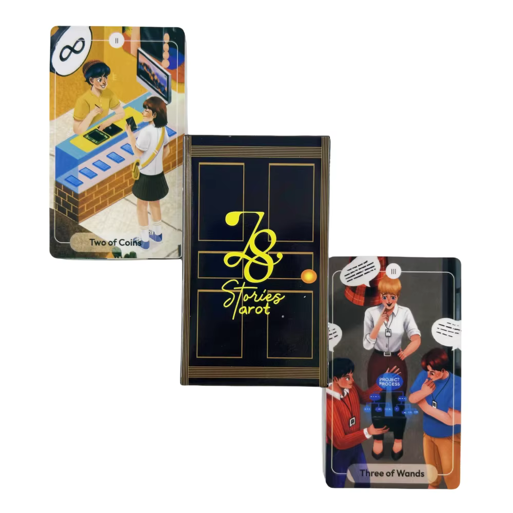 Jeu de cartes de tarot pour oracle anglais Visions, 78 cartes, A78 Deck, Evessor Ination Edition Borad, nouveau